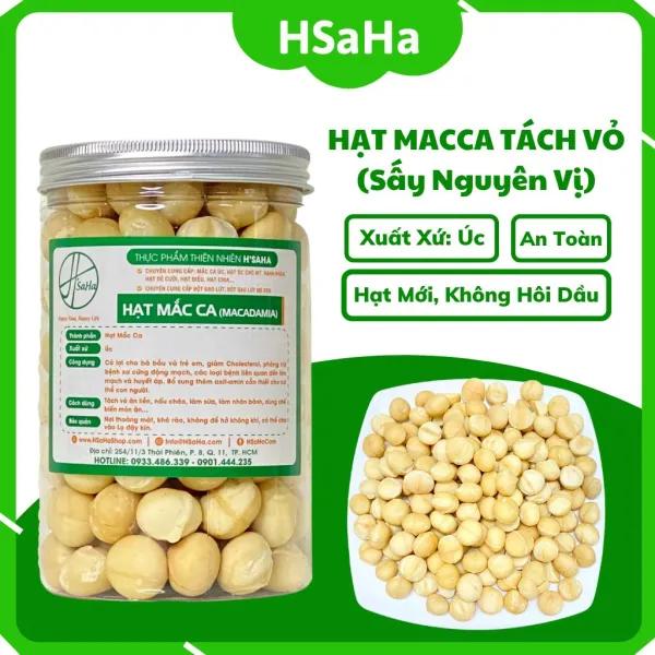 Nhân Macca Úc (Tách Thủ Công) HSaHa Ăn Liền Ngon như mắc ca nứt vỏ