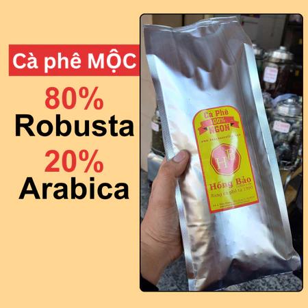 1 Kg Cà phê giá Sỉ, có Hóa Đơn - 80% Robusta Đắk Lắk, 20% Arabica Cầu Đất Mộc - Cà phê Hồng Bảo