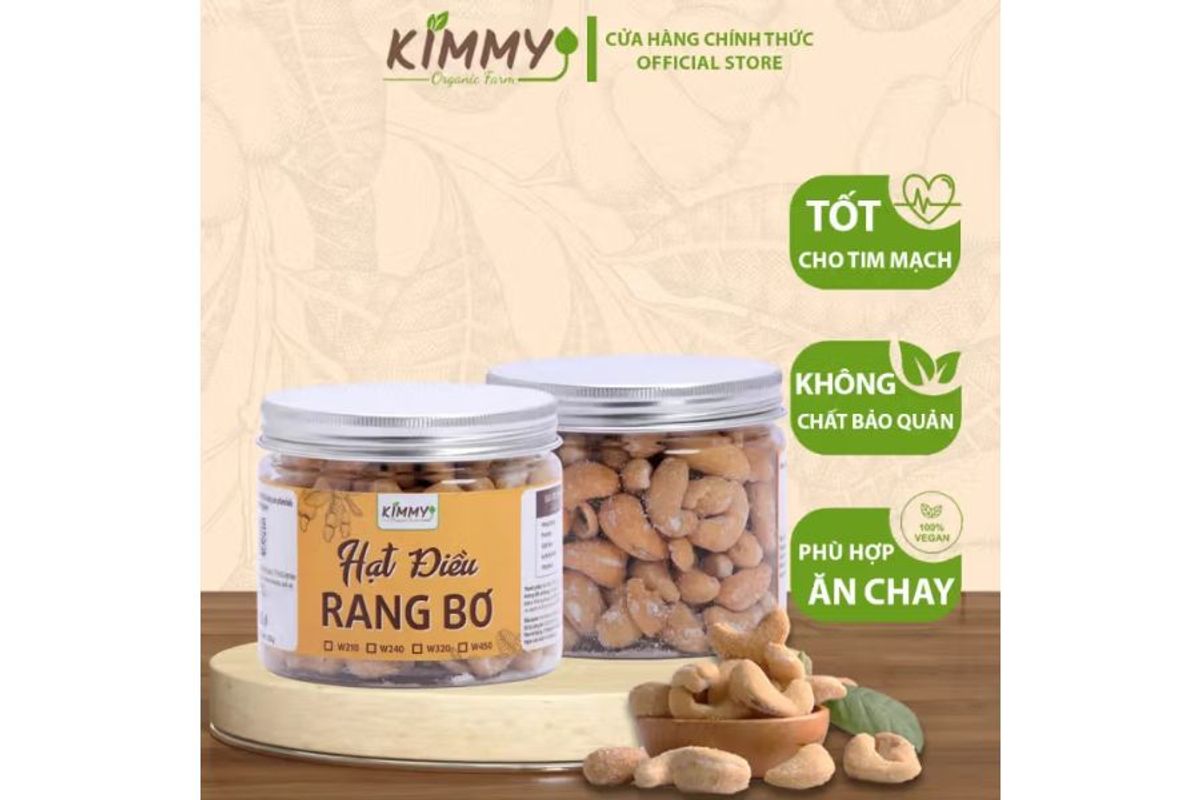 Những lưu ý khi ăn hạt điều rang bơ