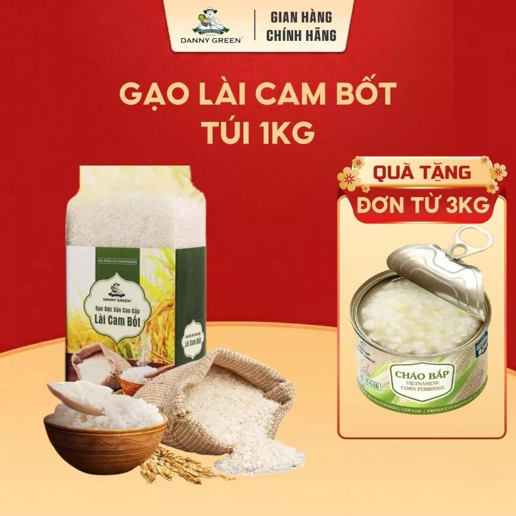 Gạo Lài Cam Bốt DannyGreen Túi 1Kg - Đặc Sản Campuchia -DannyGreen