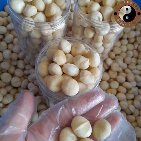 Nhân hạt macca Lai Châu nguyên hạt sấy khô loại 1 (500g, 1kg) làm sữa từ hạt quả macca, mắc ca, mac ca hữu cơ tươi