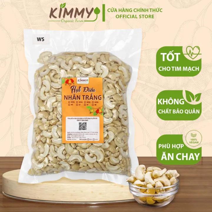 Hạt Điều Vỡ Đôi WS Nhân Trắng Hạt Tươi Sống 1KG