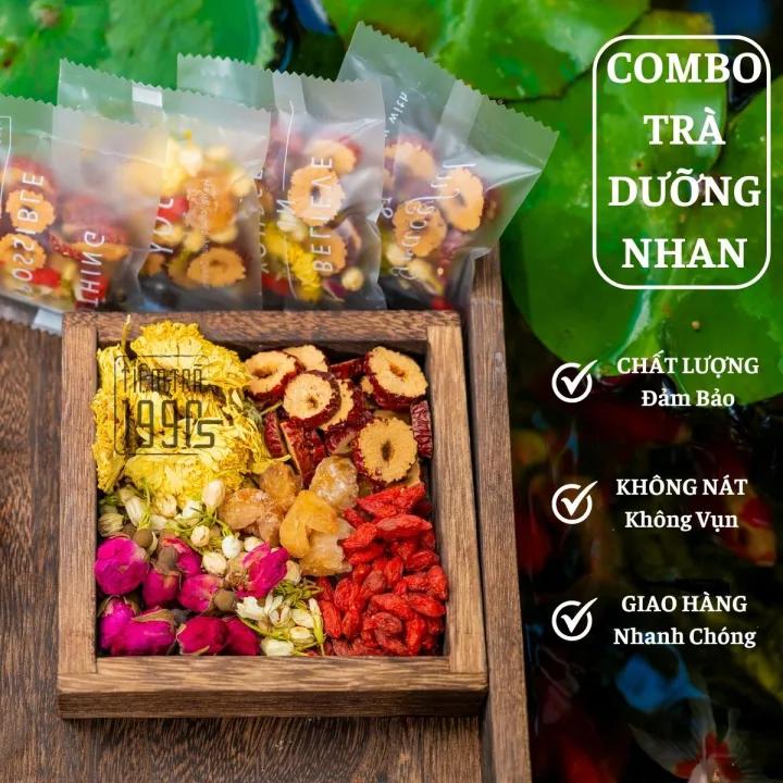Combo trà dưỡng nhan đẹp da đẹp dáng - Tiệm trà 1900s trà thảo mộc