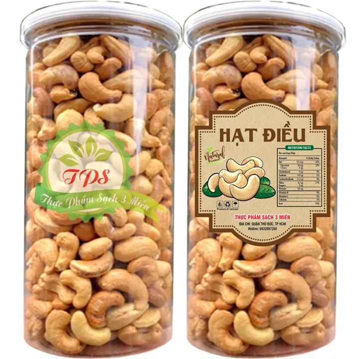 Hạt Điều Nguyên Vị Sạch Vỏ Sấy Giòn Hiệu TPS