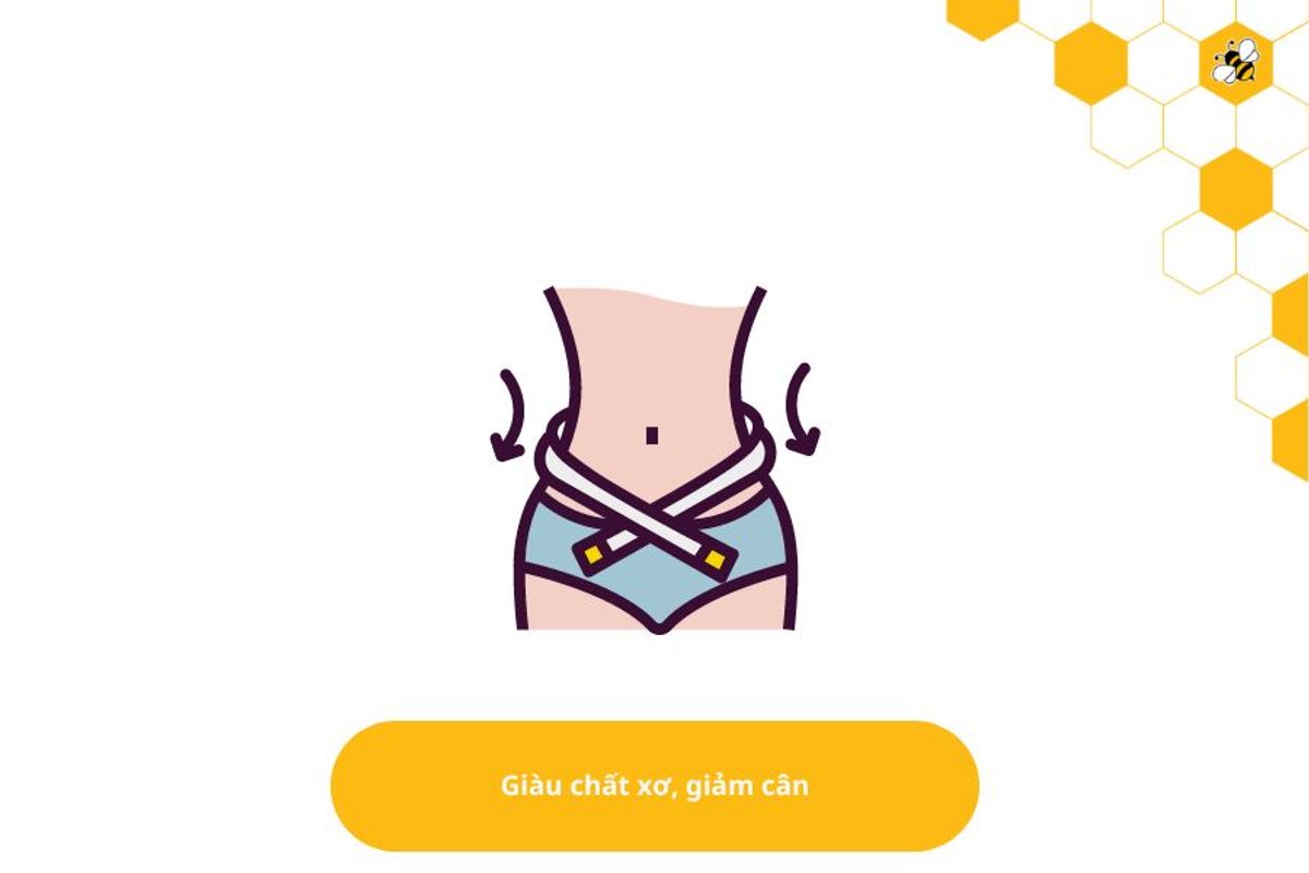 Giàu chất xơ, giảm cân