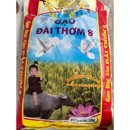 [TÚI GẠO 10KG ĐÀI THƠM 8]