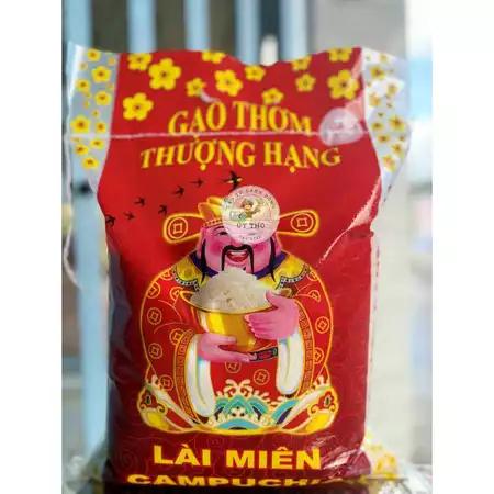 Gạo LÀI CAMPUCHIA - Túi 1Kg - CƠM DẺO VỪA, THƠM NGỌT - Gạo trực tiếp từ cánh đồng, giá t ốt, đảm bảo chất lượng 100%