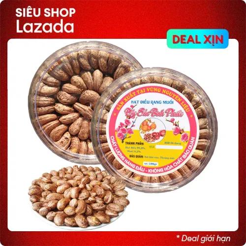 HẠT ĐIỀU XẾP HOA RANG MUỐI CAO CẤP PHÙ HỢP BIẾU TẶNG HIỆU TPS