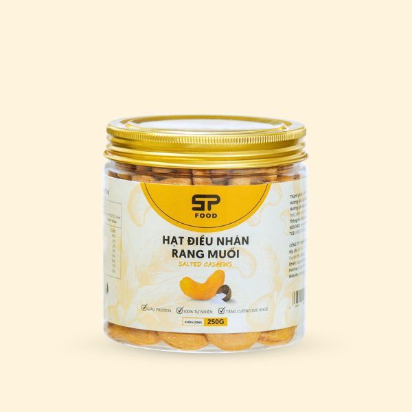 Hạt Điều Nhân Rang Muối (Cao Cấp) 250g