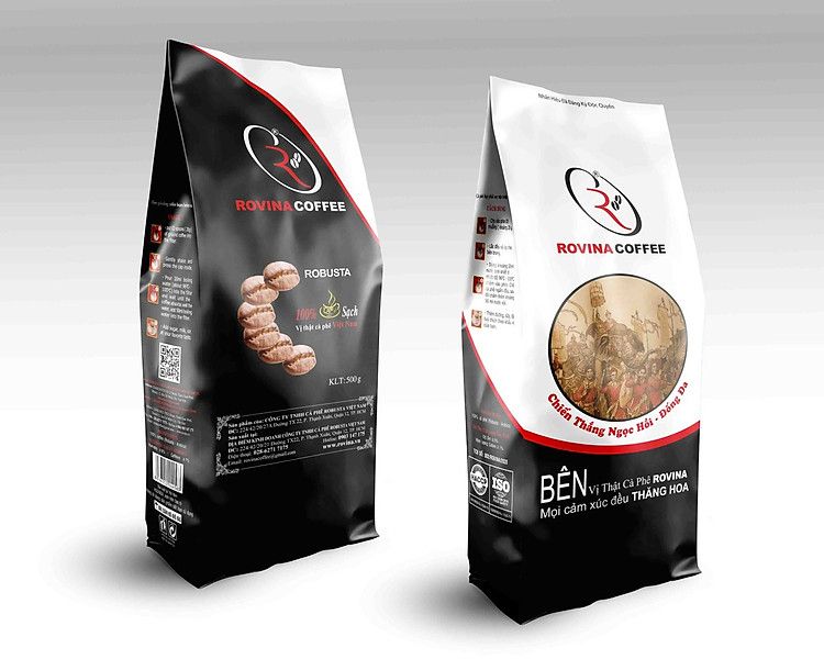 Cà Phê Hạt Robusta Việt Nam – Pha Máy – Gói 500Gr ( Nguyên Hạt)