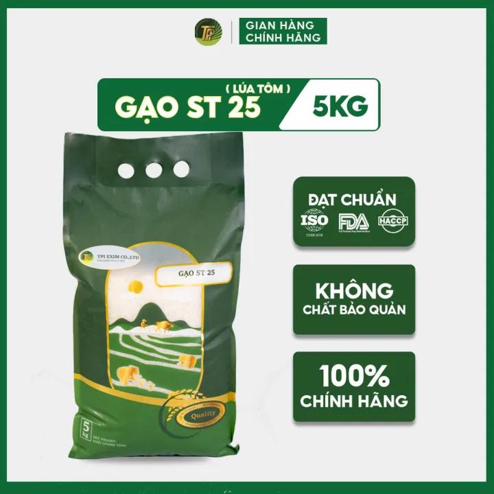 Gạo ST25 Ông Cua - Gạo Ngon Nhất Thế Giới - Cơm Dẻo Thơm, Vị Ngọt Tự Nhiên