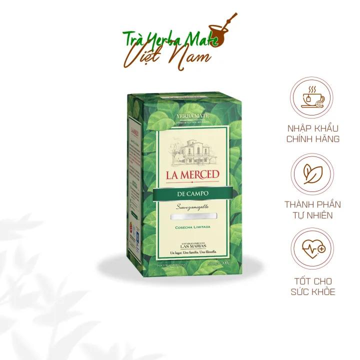 Trà thảo mộc Nam Mỹ Yerba Mate La Merced vị truyền thống cao cấp nhập khẩu chính hãng Argentina