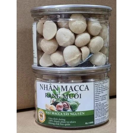 150g Nhân hạt Macca ĐakLak sấy lạnh rang muối Macadamia giàu dinh dưỡng cho gia đình