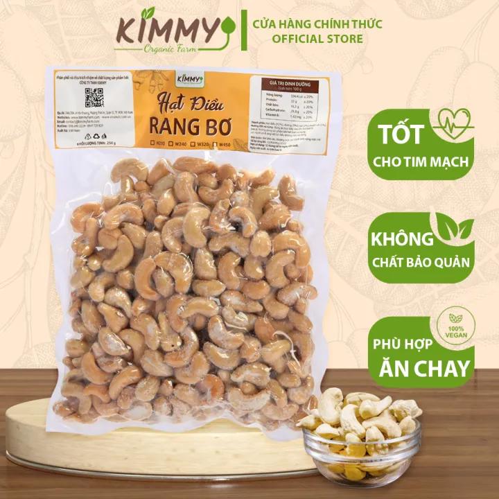Hạt Điều Rang Bơ Nguyên Hạt Túi Hút Chân Không 500G Loại Hạt Điều W240 Thượng Hạng Việt Nam