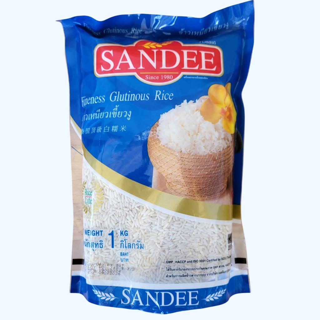 SANDEE -- Túi XANH 1 Kg -- GẠO NẾP (Sticky Rice) THÁI Fineness Glutinous Rice (HALAL)