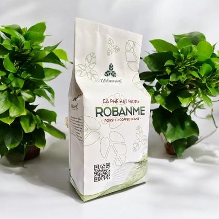 Cà Phê Hạt Rang Nguyên Chất Robanme Gói 500g/1000g 90Rô/10Ara Đậm, Thơm, Hậu Vị Ngọt, Pha Cà Phê Sữa, Cà Phê Đá