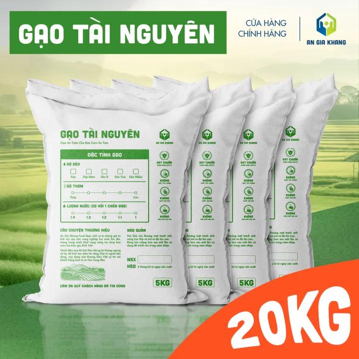 [Túi 20KG] Gạo Tài Nguyên Xốp Cơm AGKF (An Gia Khang Food) - Xốp Mềm