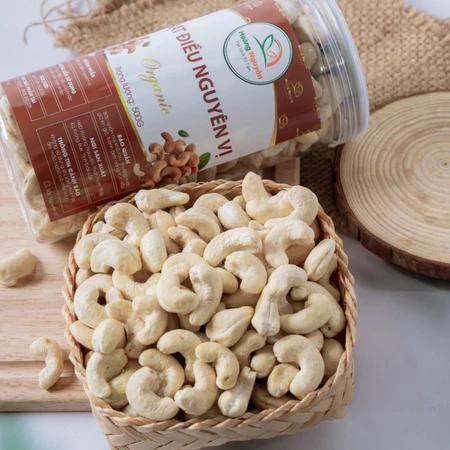Hạt Điều Sữa Sống Nhân Trắng HOÀNG NGUYÊN, Trọng Lượng 500G Cả Bì