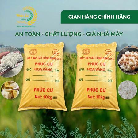 Gạo Phúc Cư | 20KG Gạo Nếp Cái Hoa Vàng (NẾP BẮC 3,5 THÁNG TUỔI) Dẻo Thơm Chuẩn Gạo Quê Nấu Xôi Làm Bánh