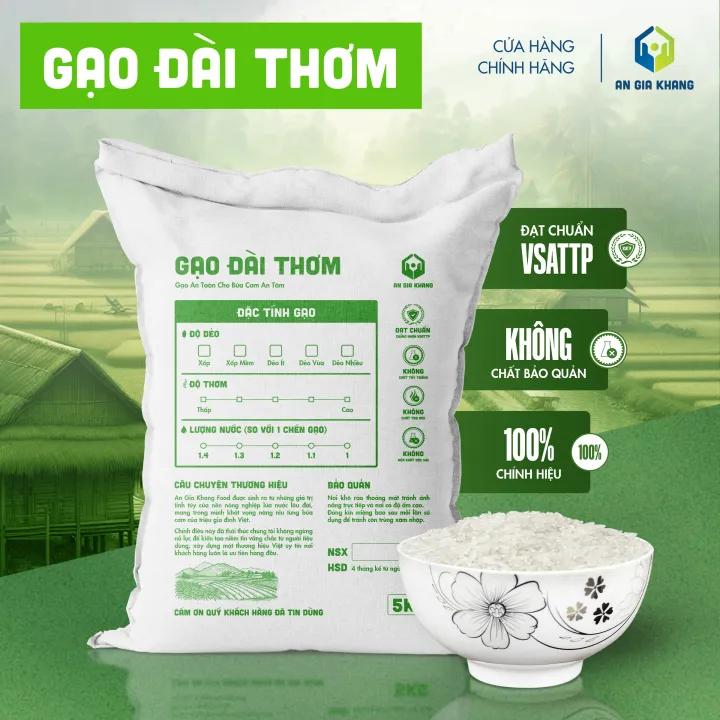 Gạo Đài Thơm AGKF (An Gia Khang Food) - Thơm Ngon (Túi 5kg)