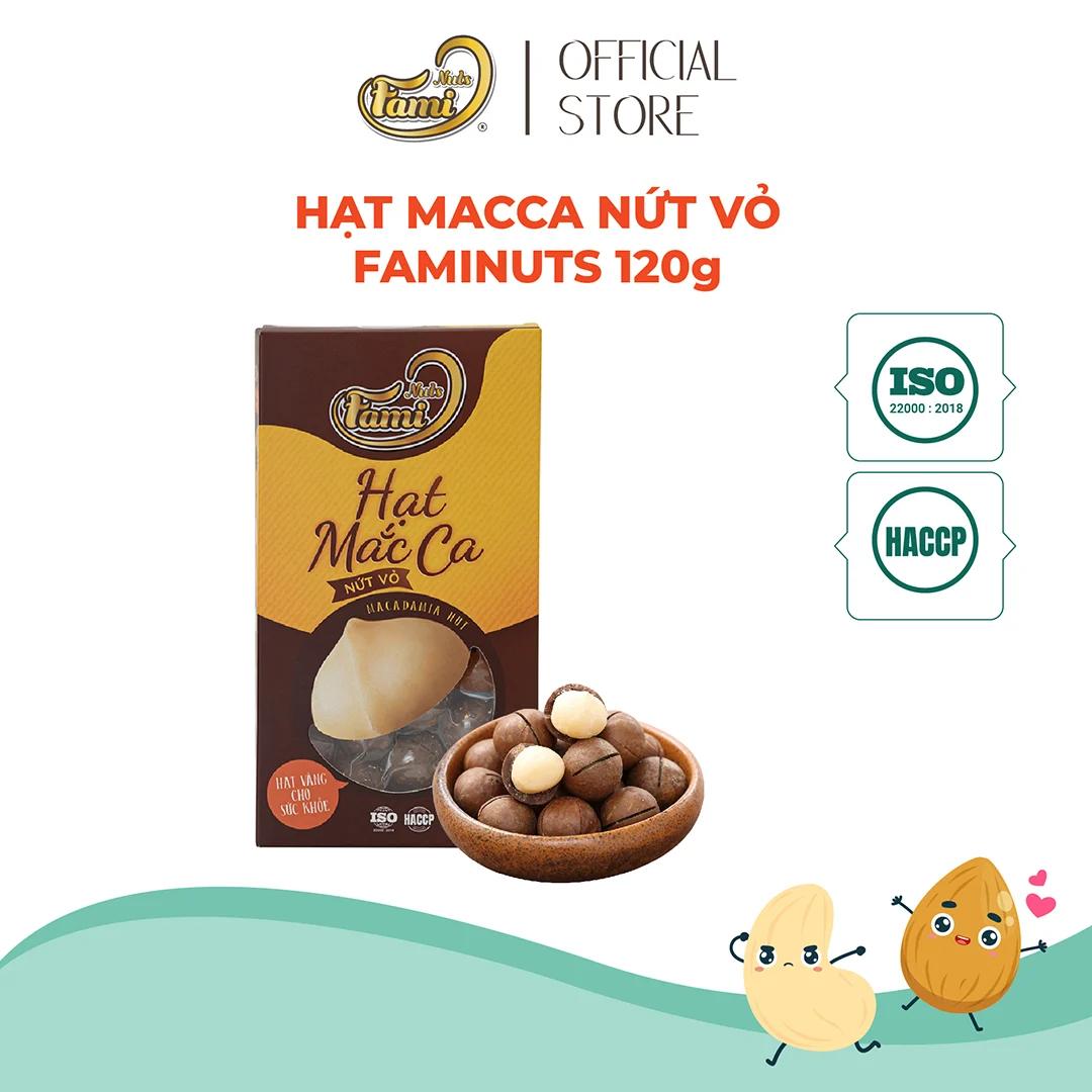 Hạt Macca Faminuts Hộp Giấy 120g