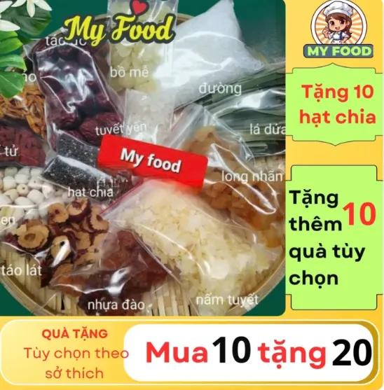 combo 10 gói chè dưỡng nhan tặng 10 gói táo