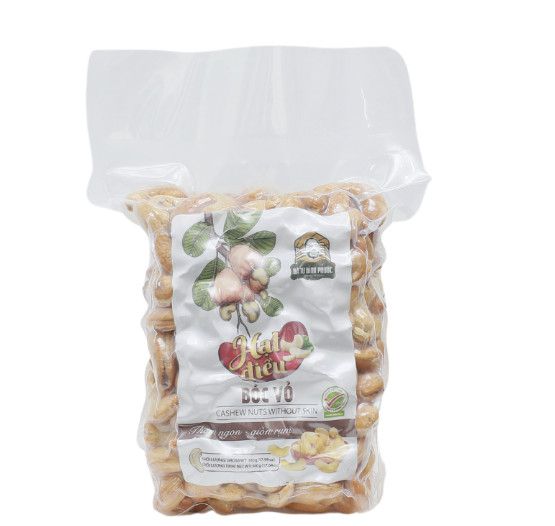 Hạt điều rang muối – Hạt điều bóc vỏ túi HCK 510gr (Net Wt 500gr)