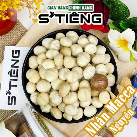 Nhân Hạt Macca Làm Sữa, Granola Tách Sạch Vỏ S'TIÊNG Nguyên Hạt