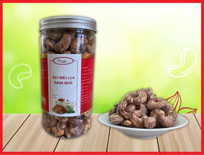 HẠT ĐIỀU LỤA RANG MUỐI 450GR