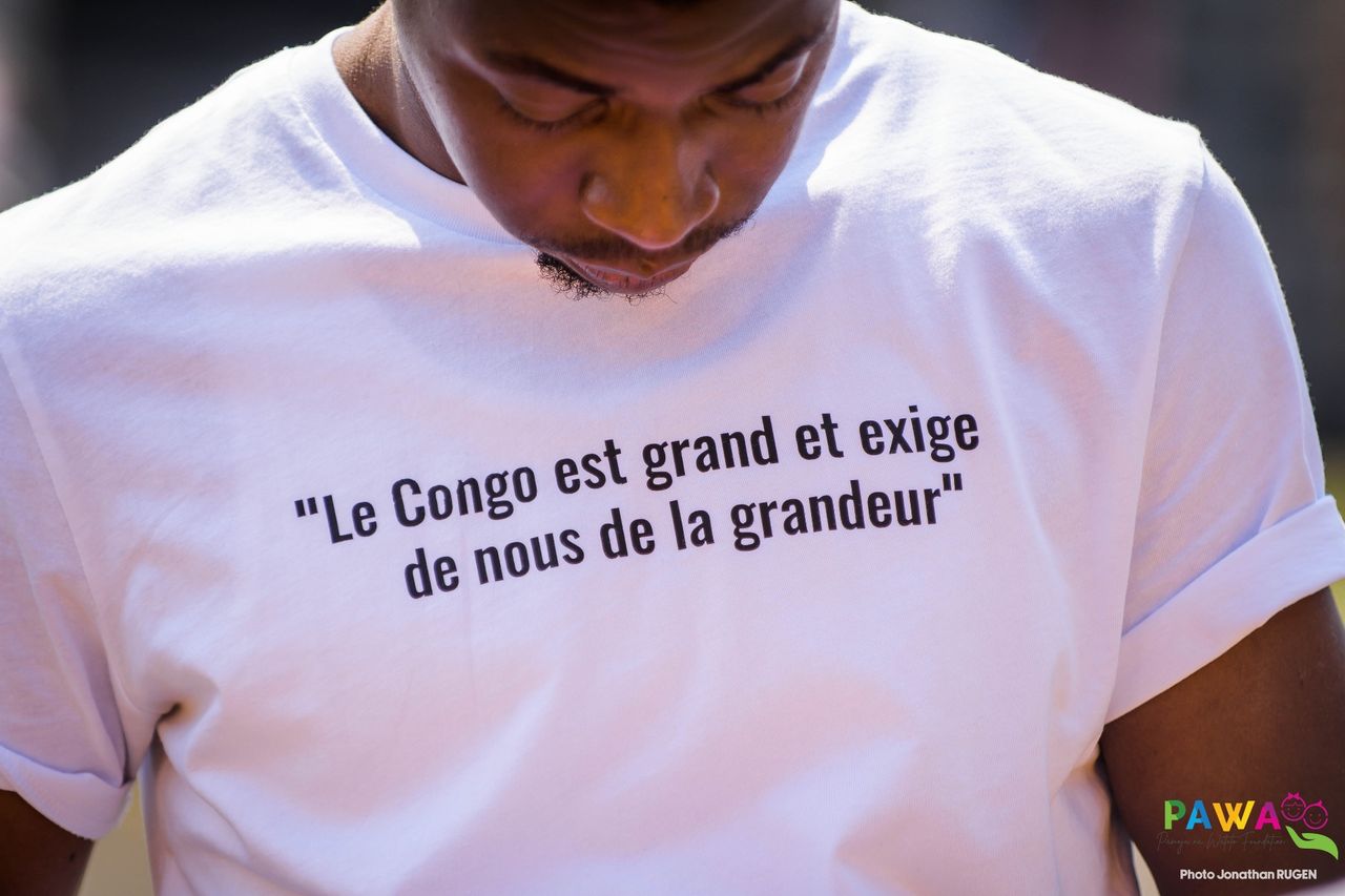 T-shirt de campagne « Le Congo est grand et exige de nous de la grandeur »