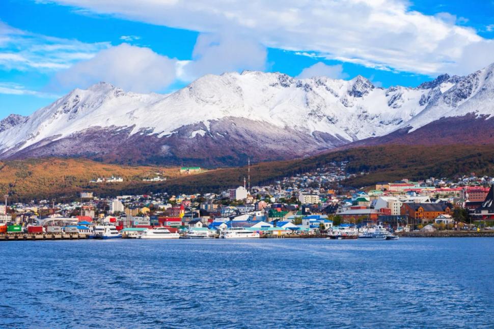 Ushuaia na Argentina, a Terra do Fogo