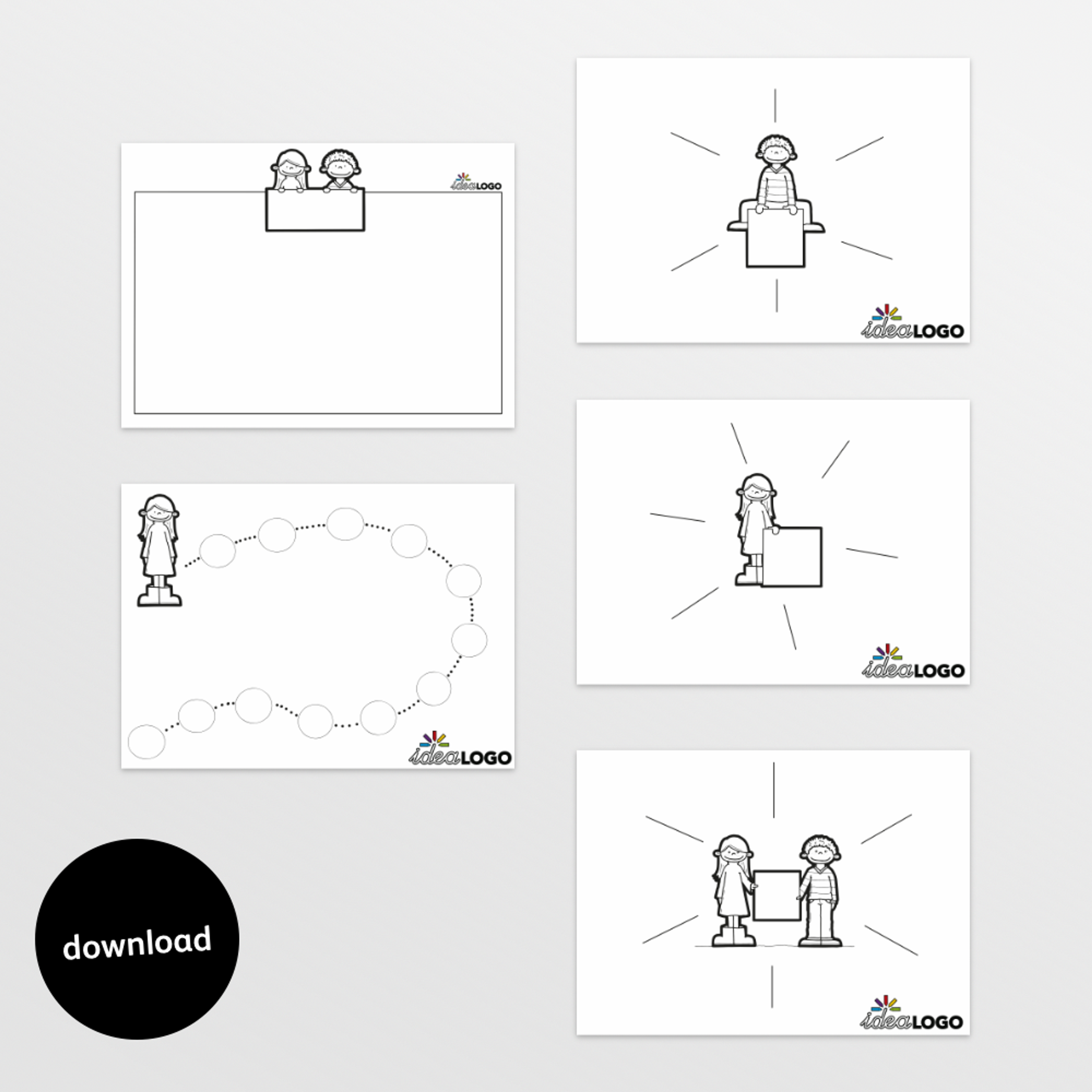Suus & Luuk, 5 werkbladen (download)