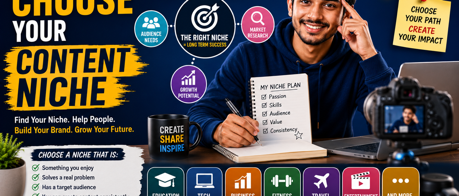 How to Choose Your Content Niche (2026 Complete Beginner's Guide)