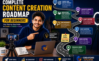 Complete Content Creation Roadmap for Beginners (2026 Step-by-Step Guide)