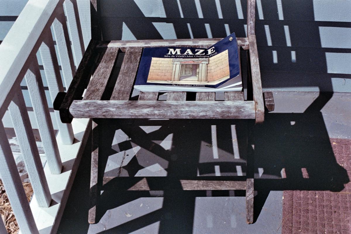 a book of mazes left for me