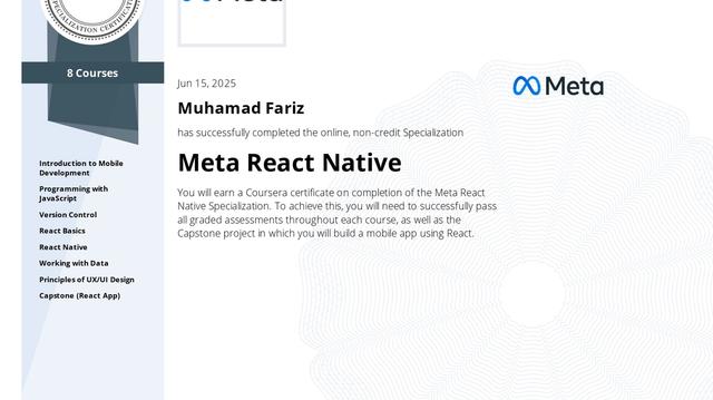 React Native, Meta