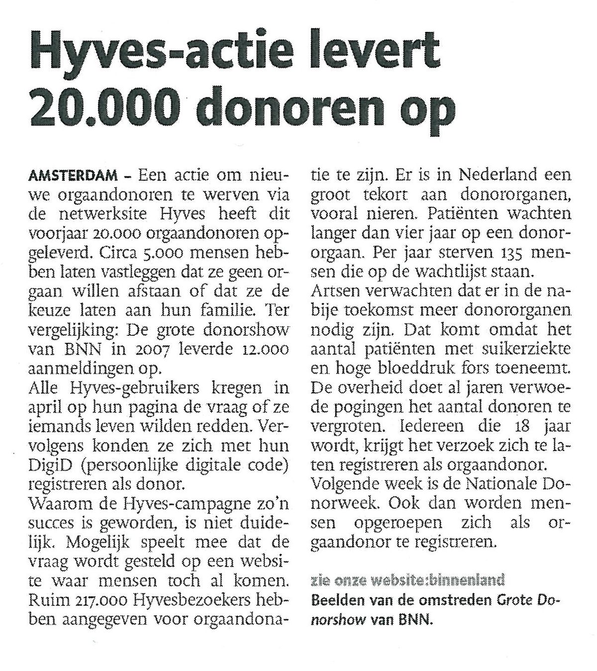 Donorweek 2010 3