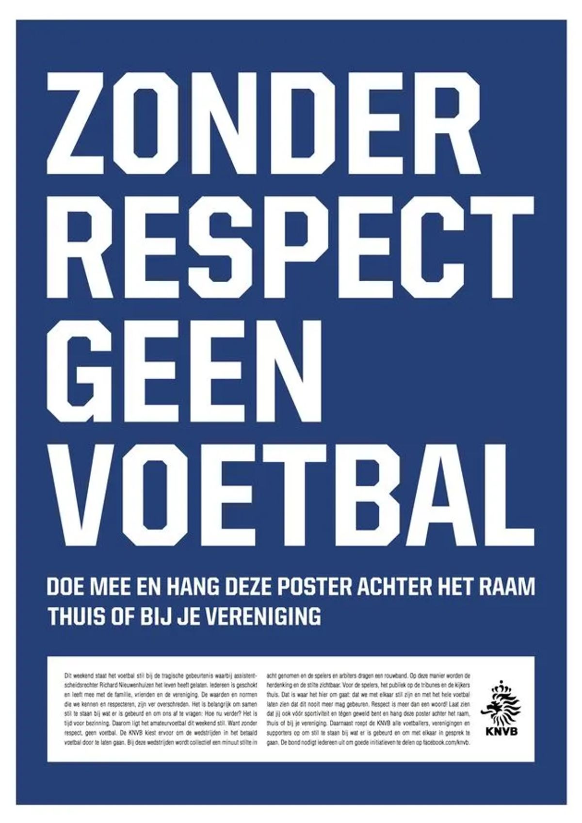 Zonder Respect Geen Voetbal 3