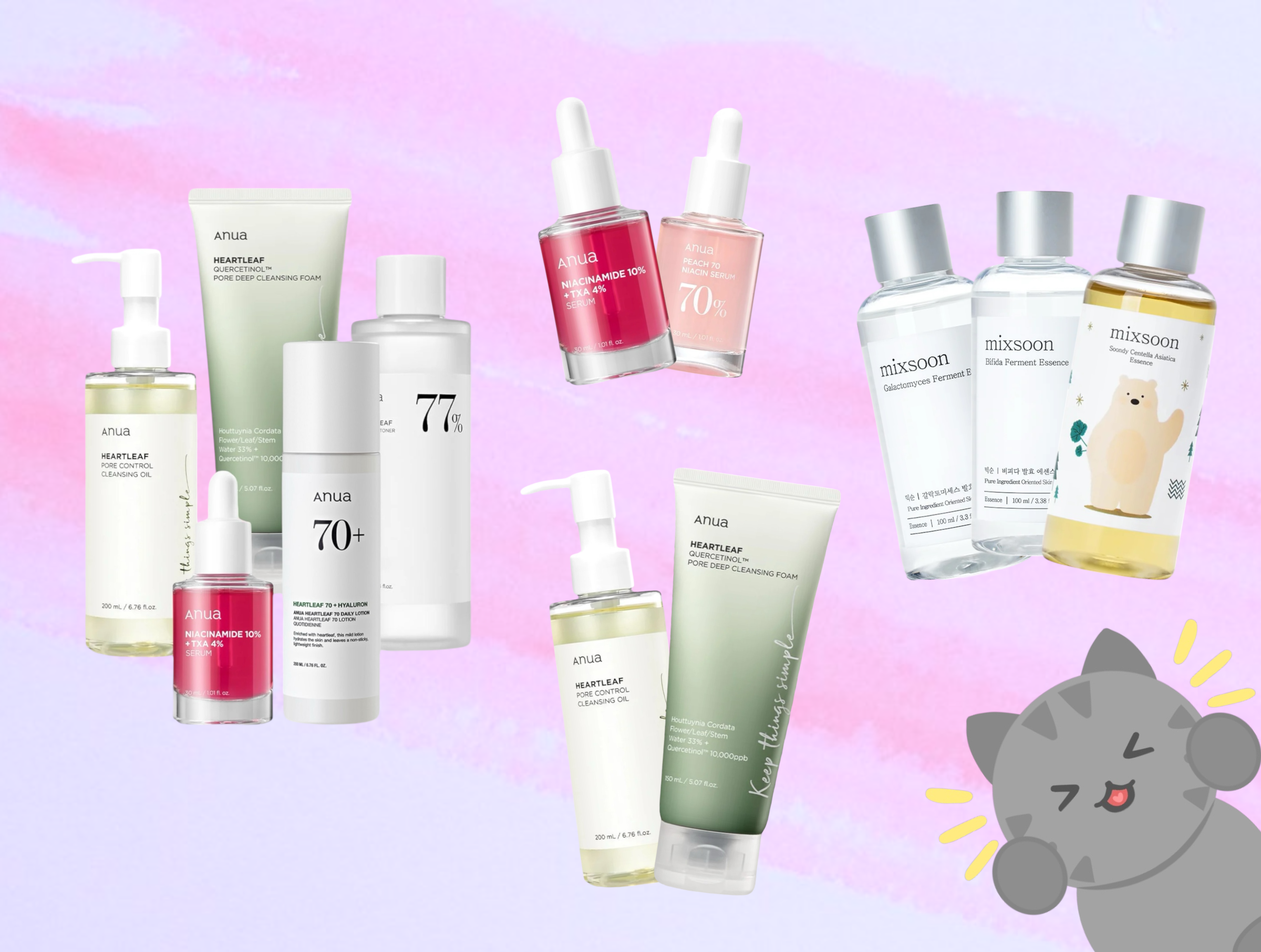 Image of Korean skincare products from the Exclusive K-Beauty Bundles collection.