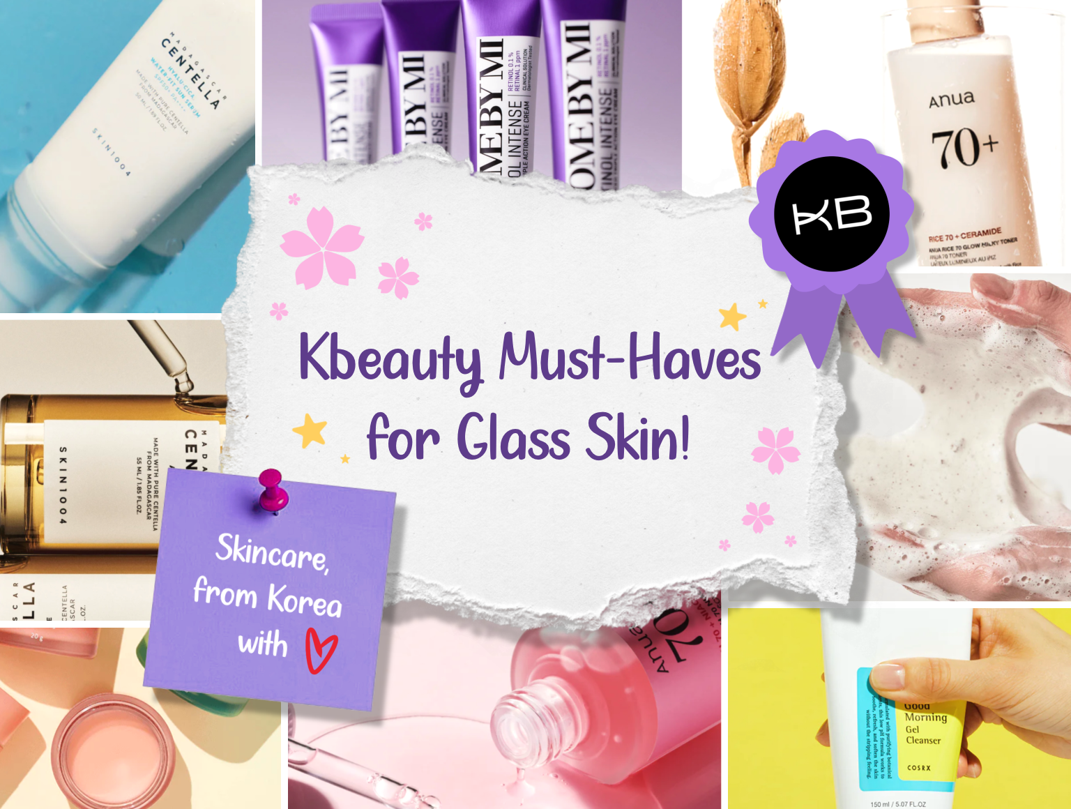 Homepage hero showcase image | The Best of K-Beauty 💖