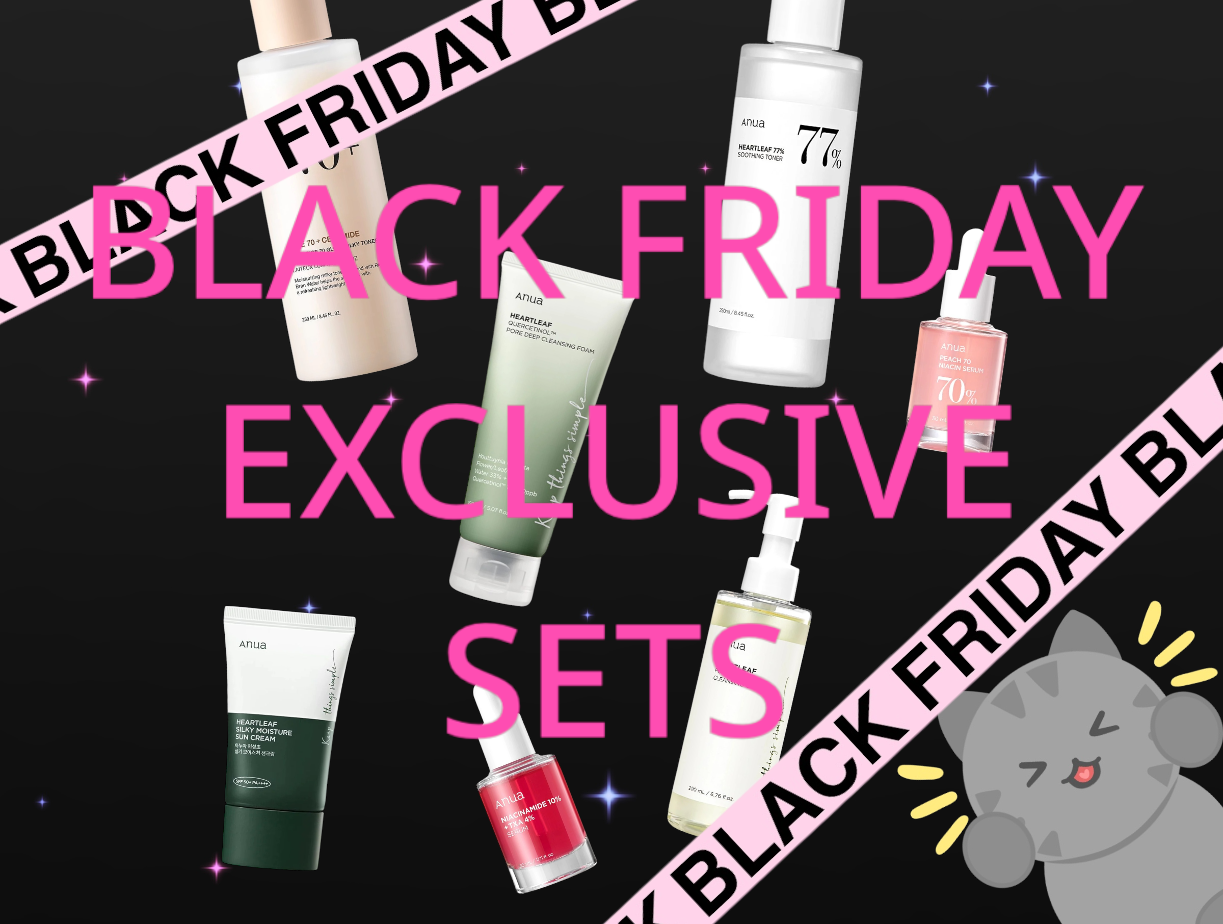 Image of Exclusive Black Friday Anua and Mixsoon Sets collection