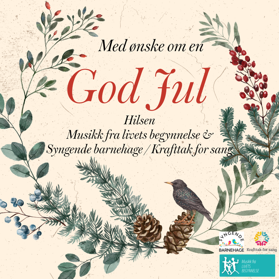 Bildet viser et julekor