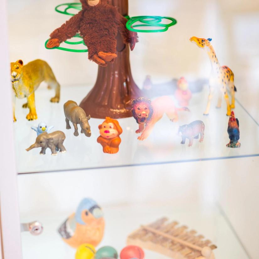 Rekvisitter og estetikk til bruk i samlingsstund.