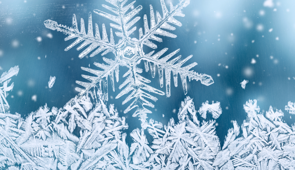 Bilde av en snøkrystall