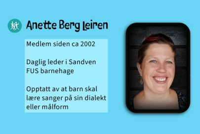 Oppsummering av månedenes medlem Anne Berg Leiren