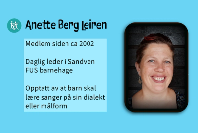 Oppsummering av månedenes medlem Anne Berg Leiren
