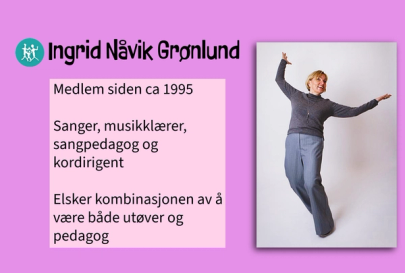 Oppsummering av månedenes medlem Anne Berg Leiren