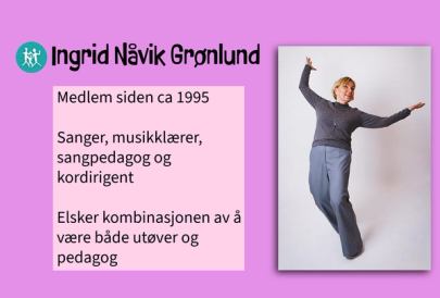 Oppsummering av månedenes medlem Anne Berg Leiren