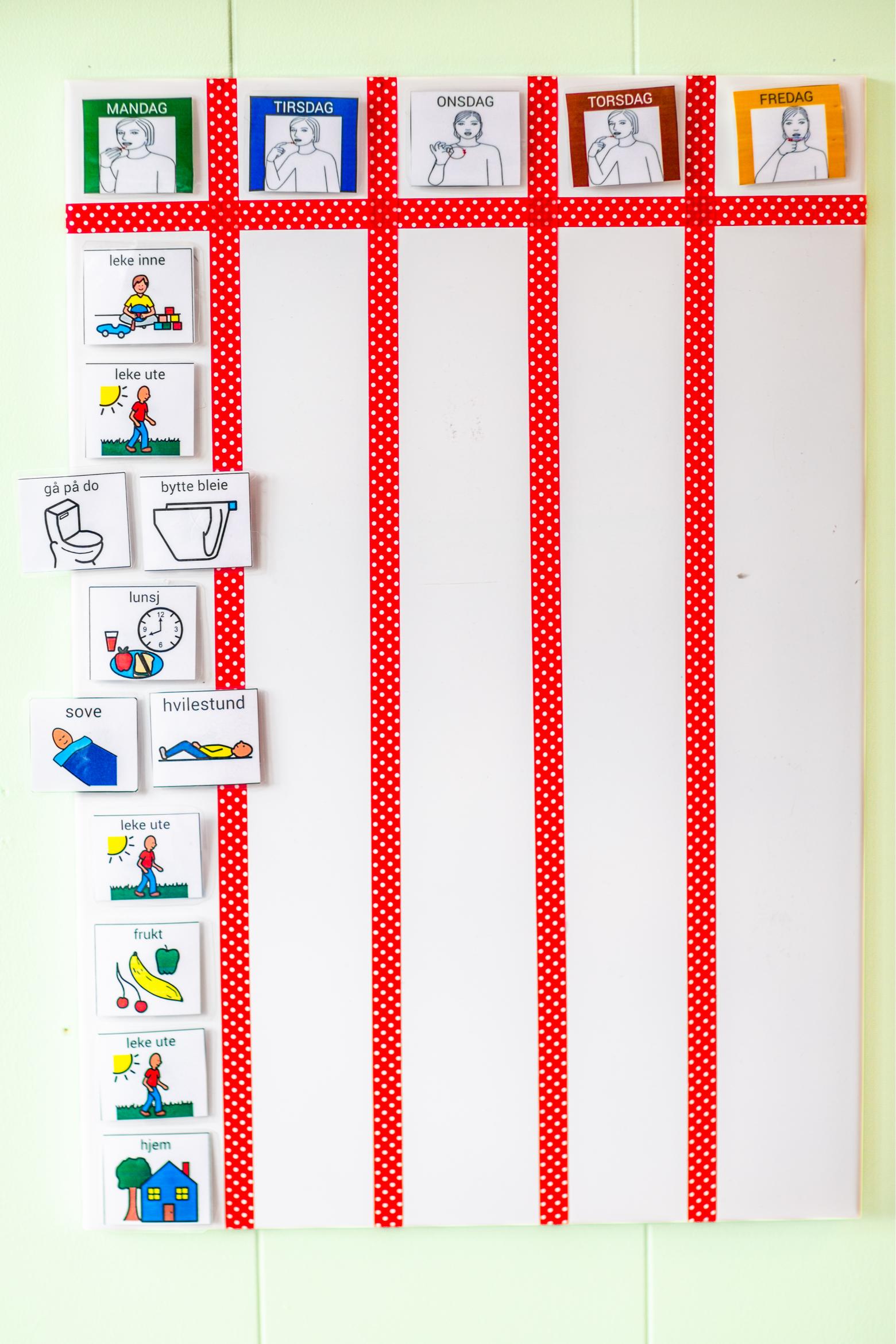 Kalender i Leirstaden barnehage