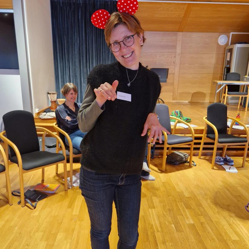 Bilde fra kurs på Voksenåsen, april 2025